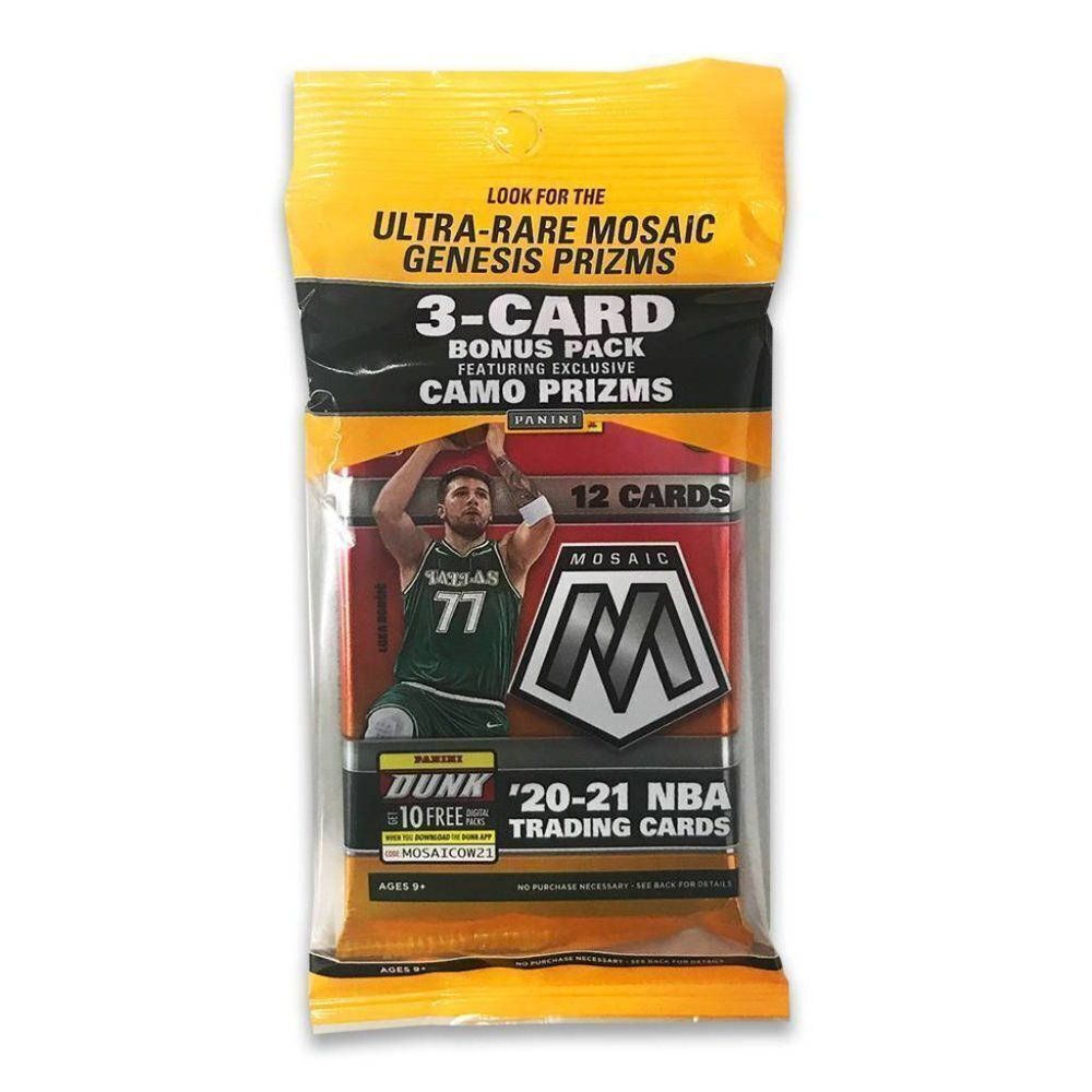 2021 Panini NBA Mosaic Basketball Trading Card Multipack